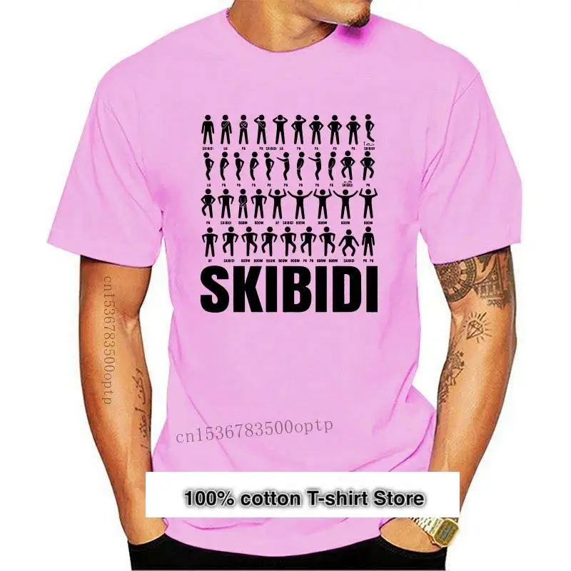 

Camiseta для взрослых, новинка, маленький большой танцевальный вызов SKIBIDI