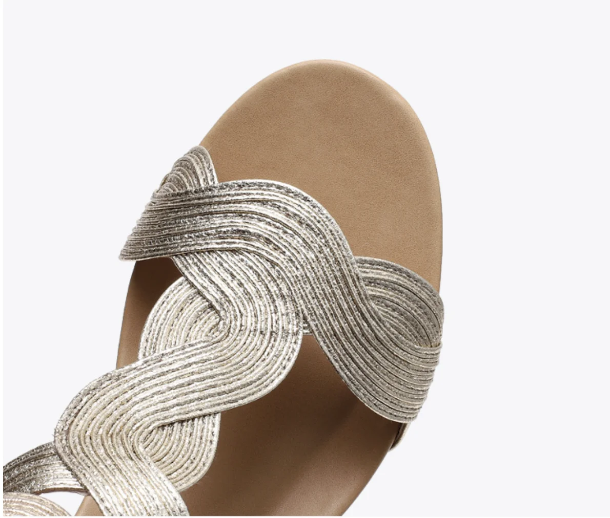 Женская задняя молния с открытым носком