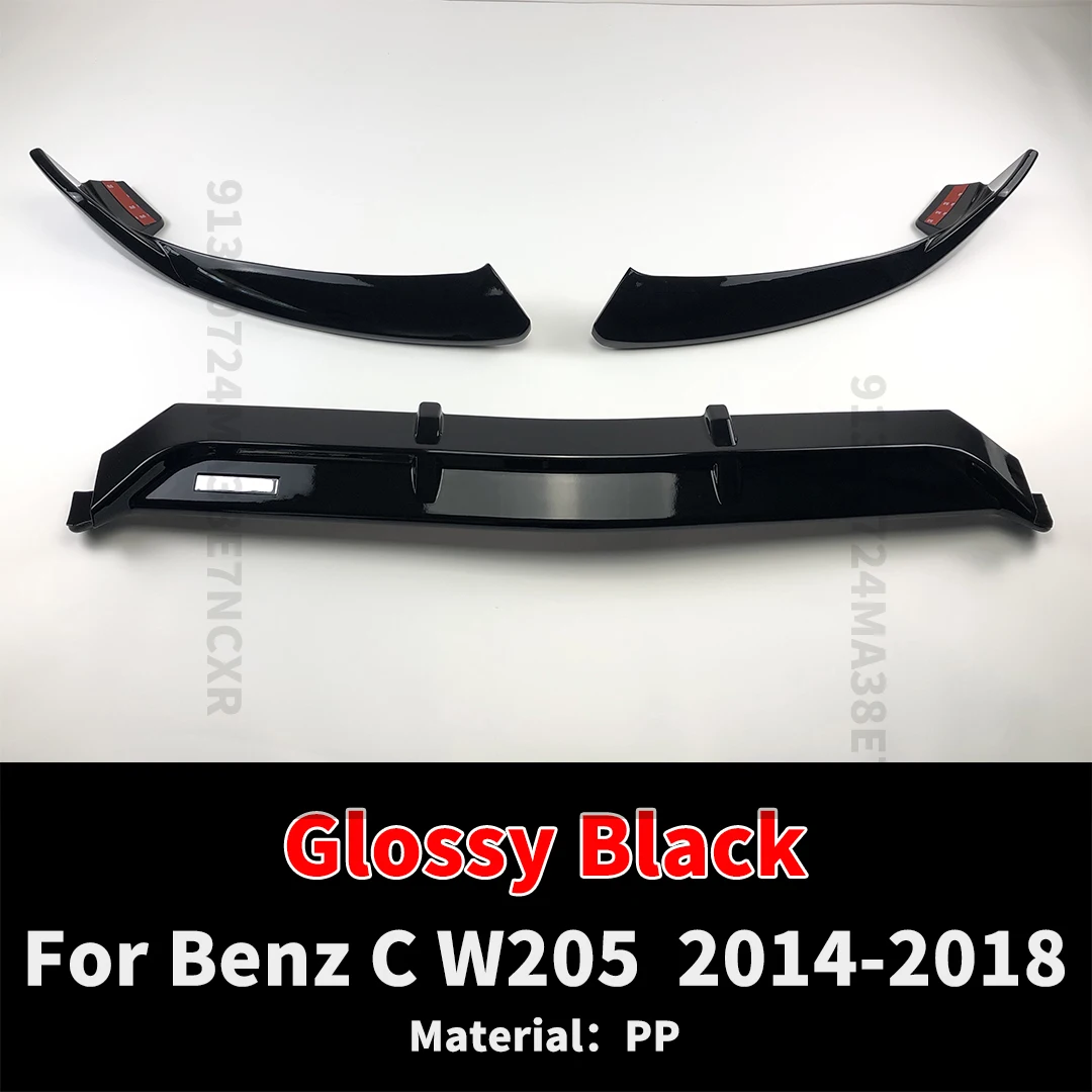 

BRABOS Стиль для Mercedes Benz C W205 2014-2022 Защита из углеродного волокна, передний бампер, подбородок, как C180 C200 C260 C300 Тюнинг