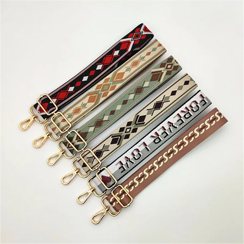 

Women Fabric Shoulder Strap Lady Bag Accessories Adjustable Removable Wide Shoulder Crossbody Messenger Nylon Bag Strap