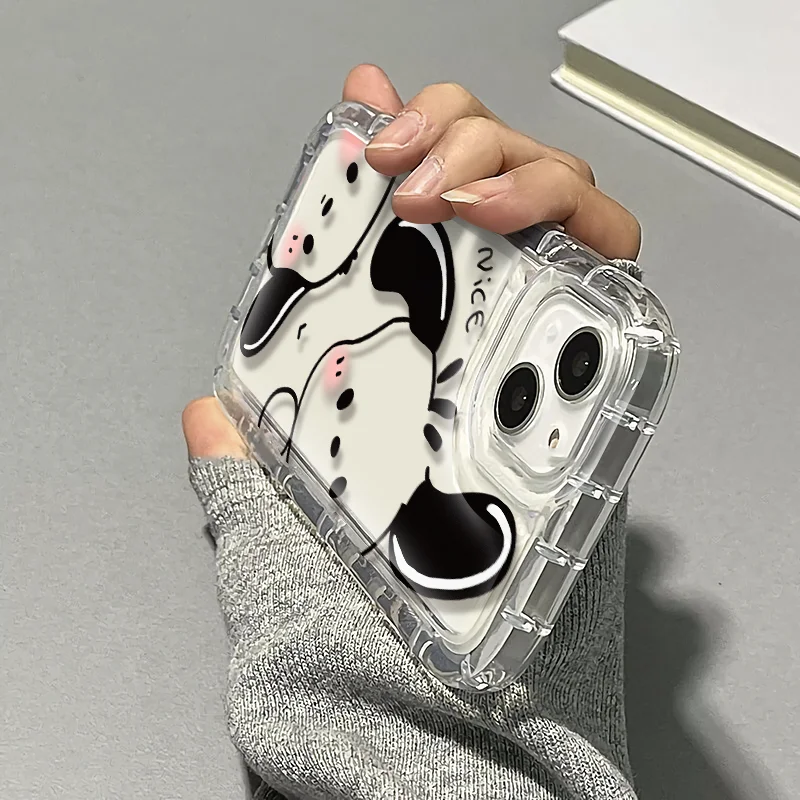 Прекрасный прозрачный чехол для телефона Sanrio Pochacco OPPO Reno 7Z 8T 5 6 6Z 7 8 10 Pro Plus F9 F11 4G 5G с