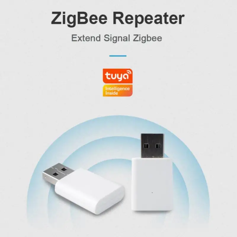 

Tuya Zigbee 3.0 Signal Amplifier Repeater Signal Range Extender For Zigbee Sensors Expand 20-30M Smart Home ZigBee Gateway