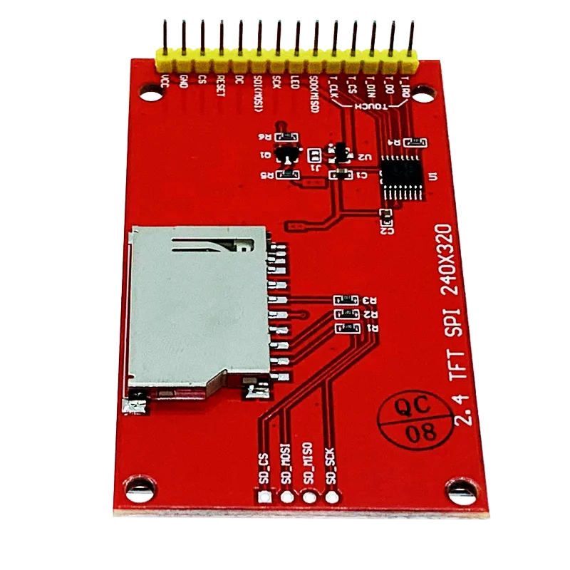 ILI9341 240320 разрешение 2 4 дюйма SPI модуль со слотом для SD-Карты печатная плата адаптер