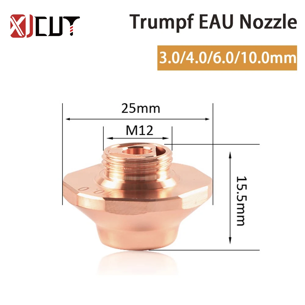 Лазерная насадка Trumpf EAU 10 шт./лот 3 0 мм 4 6 диаметр 25 M12 для системы стрижки TruMatic TruLaser