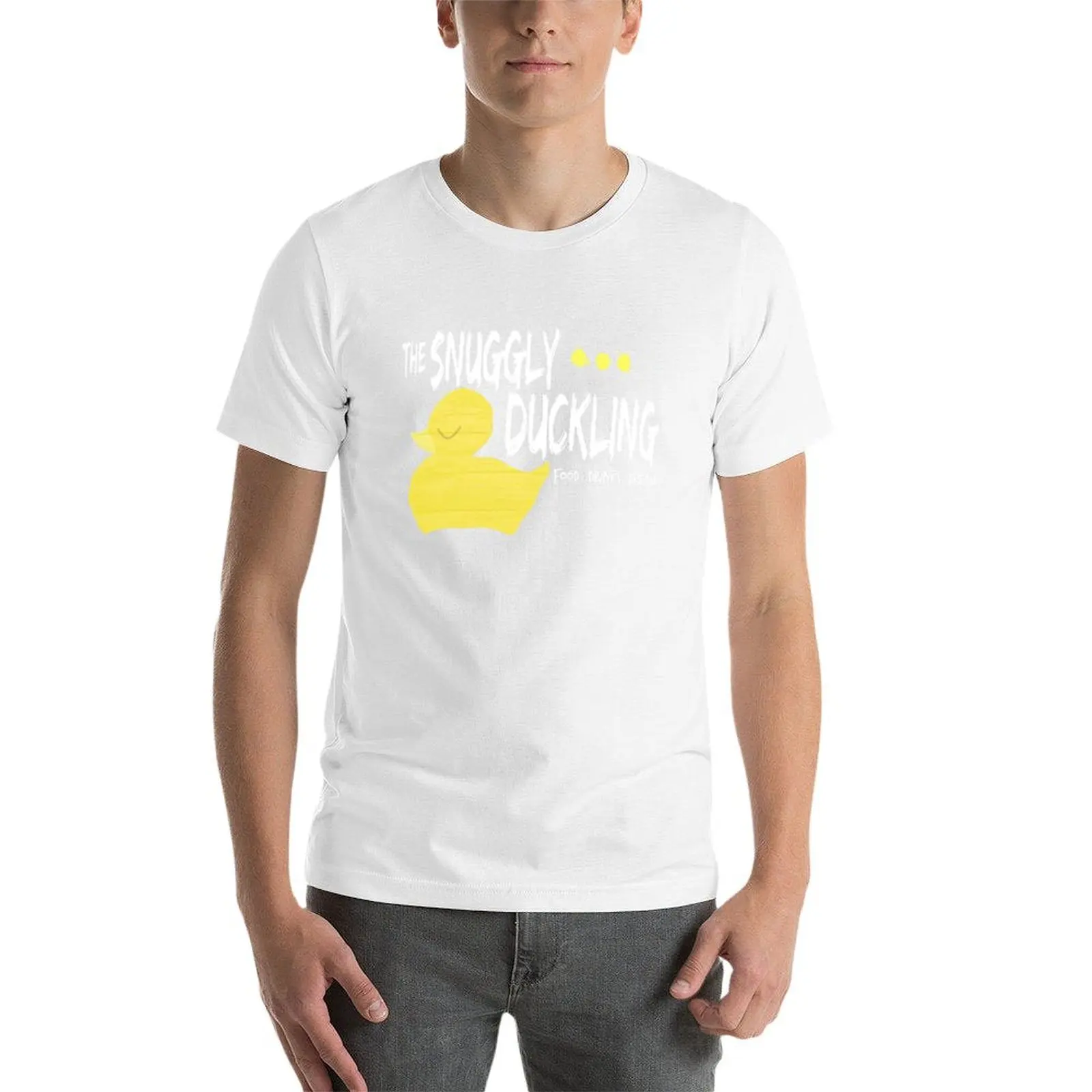 Фото Футболка Duckling Snuggly WHITE The - T-Shirt большого размера из мягкого хлопка №3