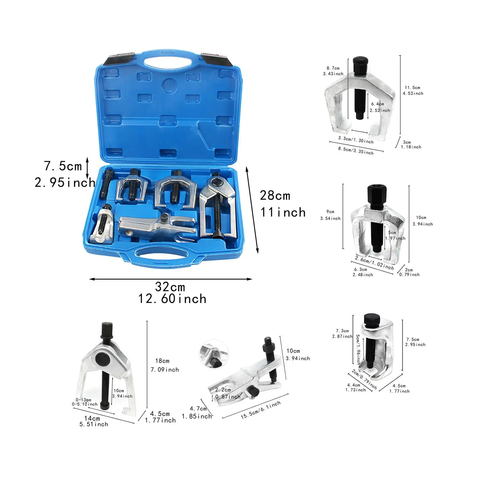 5 шт. набор инструментов для удаления хвостовика на руку