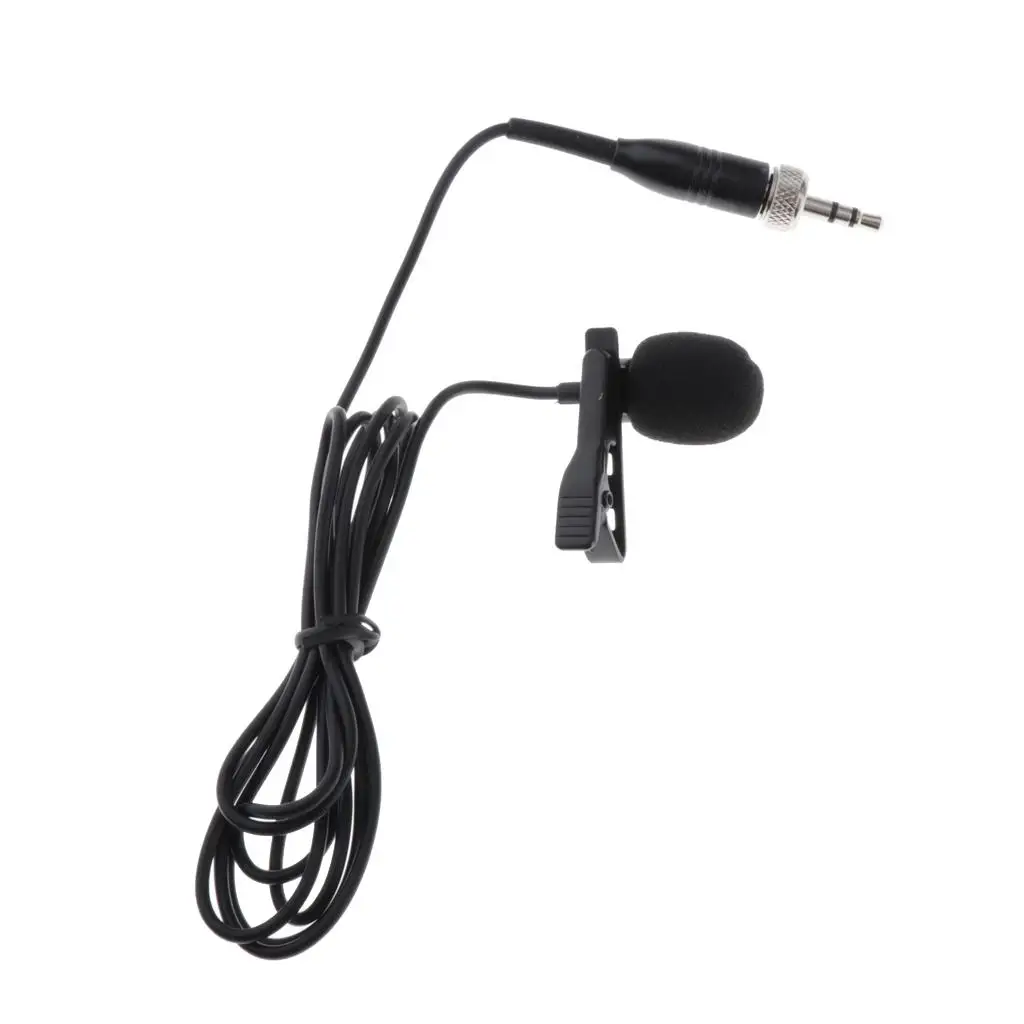 

3.5mm Stereo Wired Microphone with Bee Collar Clip, a 360 Degree Rotary Clip for You to Clip it to Collar, Tie or Pocket Easily