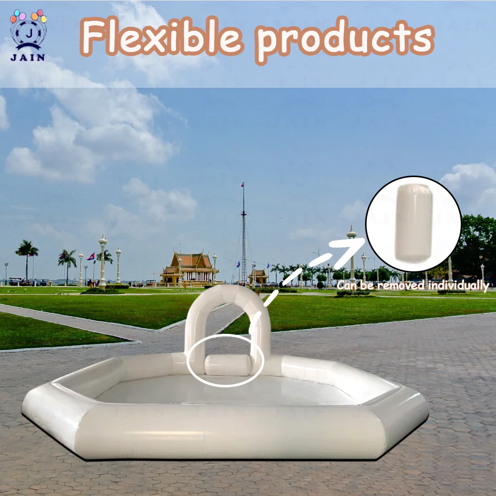 16 футов Детский мягкий надувной бампер автомобиль гоночная трасса с ковриком