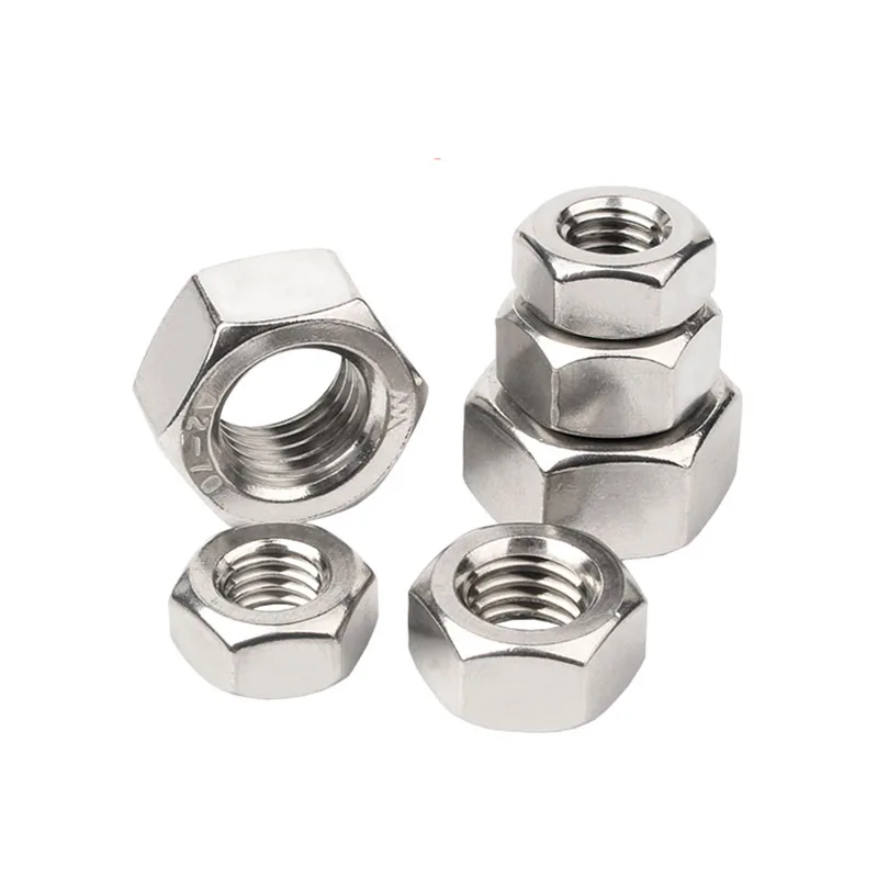 

Metric Stainless Steel Hex Nuts DIN 934 M1 M2 M2.5 M3 M3.5 M4 M5 M6 M7 M8 M9 M10 M12 M14 M16