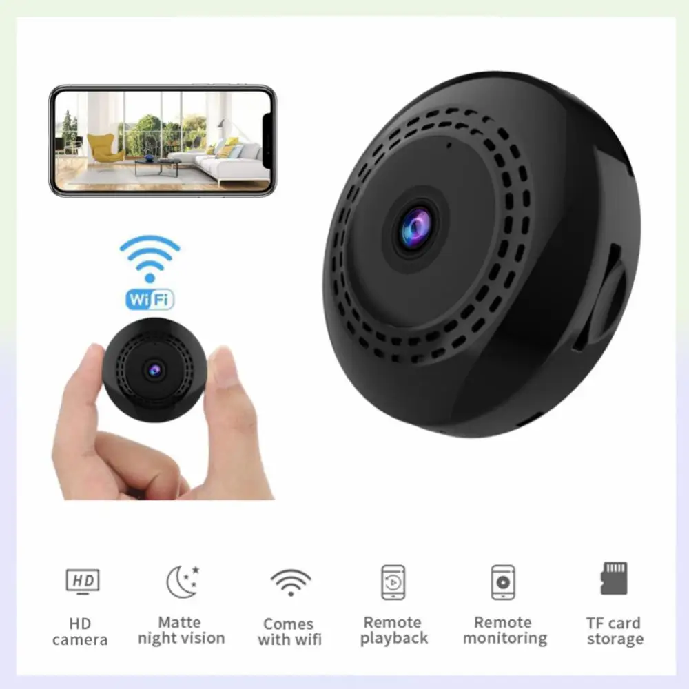 

Беспроводная IP-камера с датчиком движения, 150 градусов, 1080p