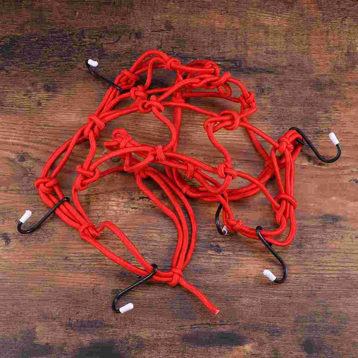 

Bicycle Accesories Motorcycle Net Bag Rubber Band Elastic Luggage Cover Rear Frame Red