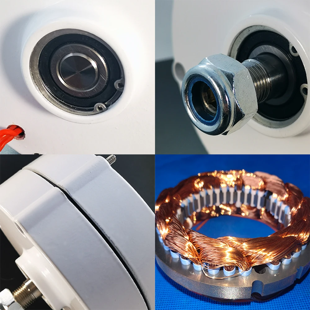 Генератор энергии ветра/гидро PMG 200 Вт 12 В 24 низкий оборот в минуту