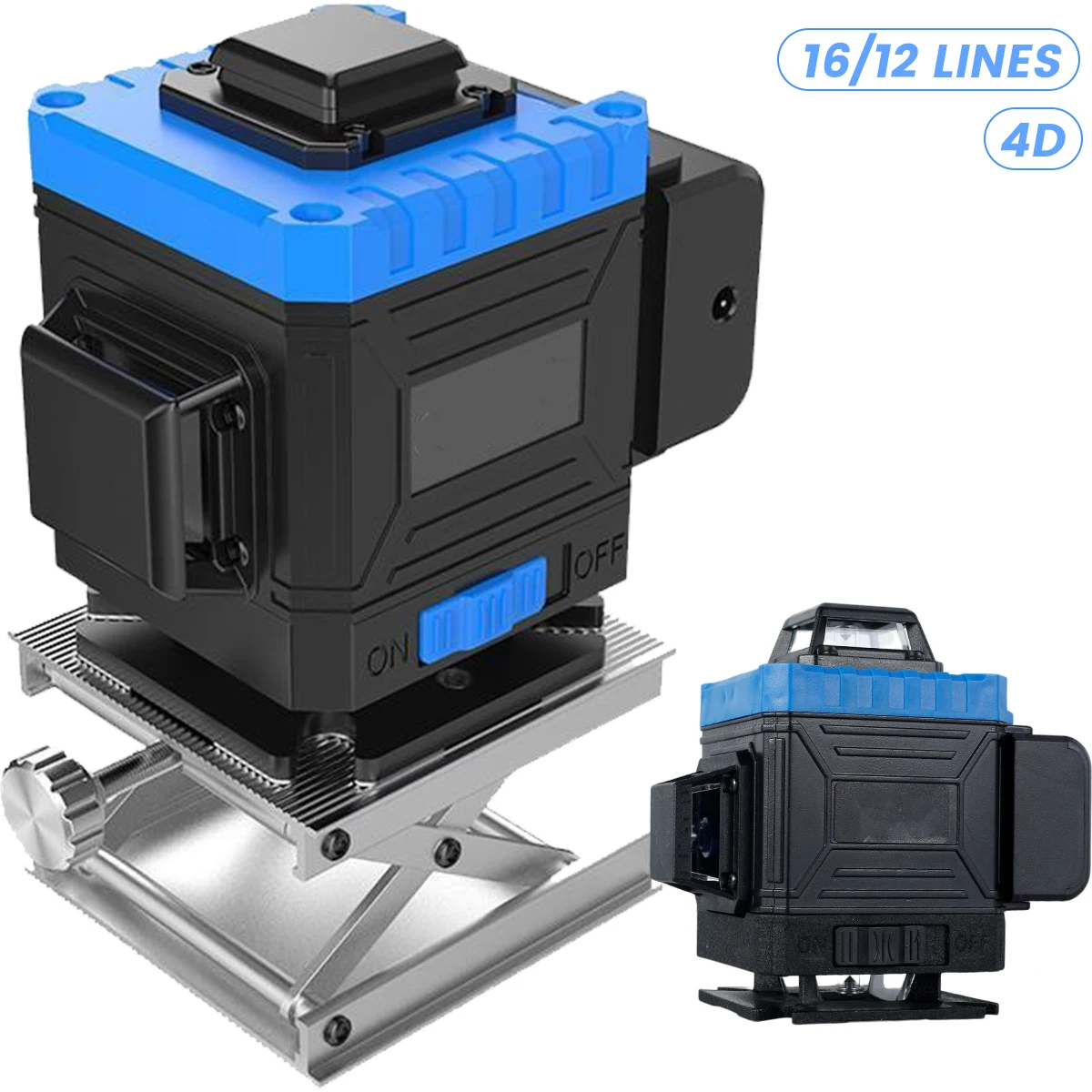 

Light Lever Tool Self-leveling Light Lever 12/16 Line IP54 Waterproof Green Beam Light Level Remote Control Smart High Precision