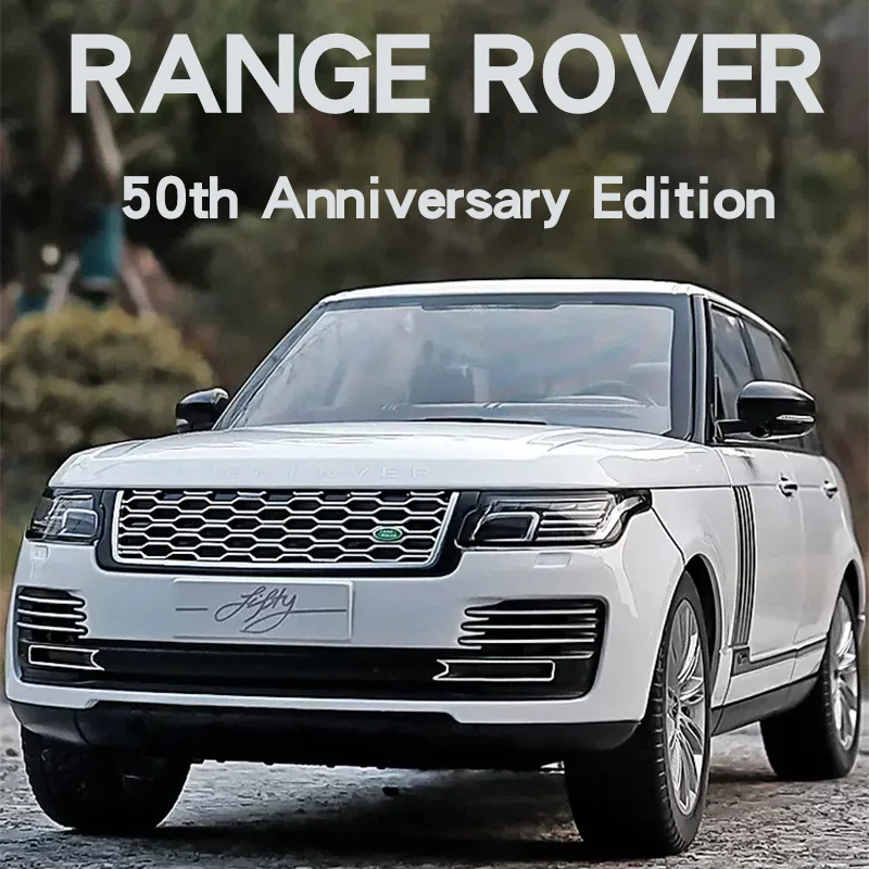 Большая модель внедорожника Land Rover 1:18 внедорожник Range из сплава Коллекционная для
