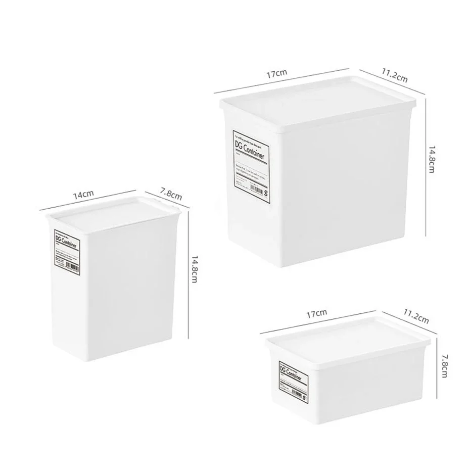 Прачечная Opbergdoos Geur Booster Wasserij Kralen Poeder Контейнер Kleding Clips Case Met Stofdicht Deksel Органайзер