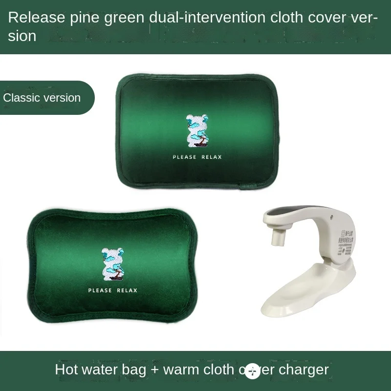 

Hot Water Heating Pad Girls Hot-Water Bag Charging Explosion-Proof Plush for Women Belly Hand Warmer