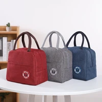 new japanese style thermal insulation tote bag refrigerated tote bag portable ladies work lunch box tote bag cationic food bag