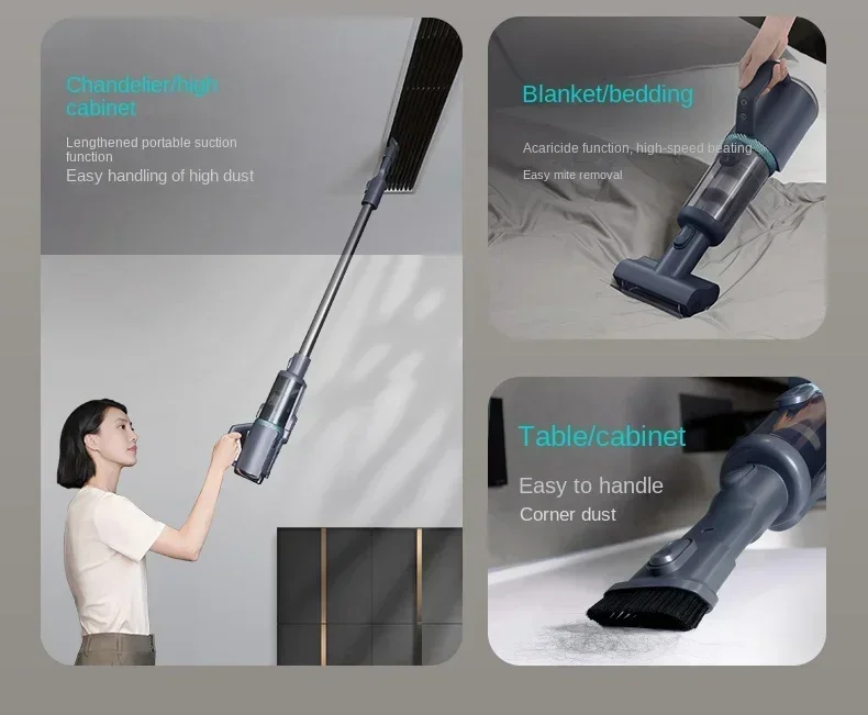 Miboi Q7Plus Бесщеточная стиральная машина для пола Всасывающая швабра Встроенная