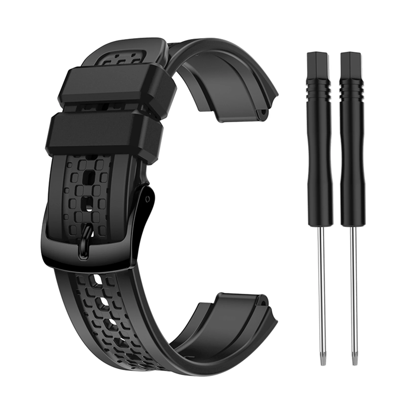 

Регулируемый размер с отвертками для спорта на открытом воздухе модный дышащий Женский ремешок для часов Мягкий силикон для Garmin Forerunner 25