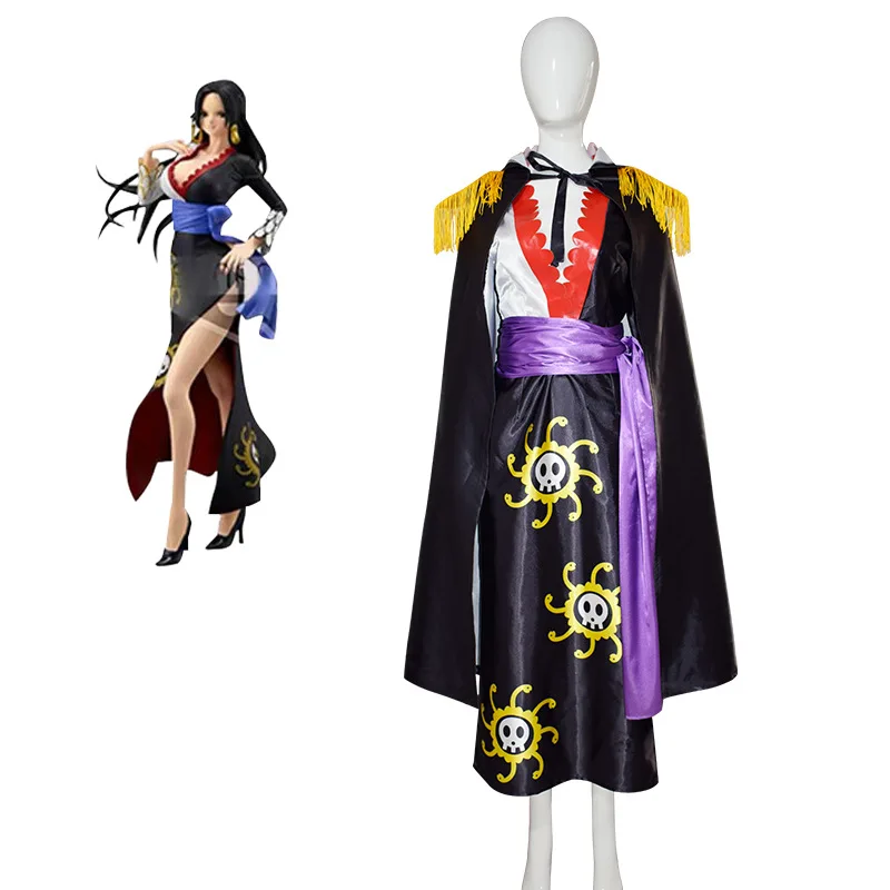 ONE PIECE Boya Hankuk cos костюм императрица змея ji косплей аниме накидка Хэллоуин