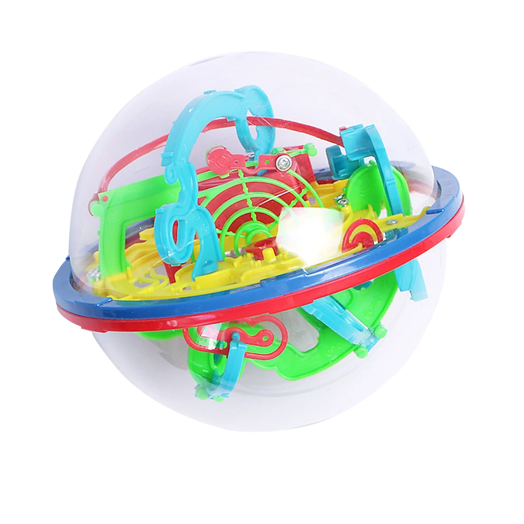 

1 шт. Новый 3D волшебный лабиринт шар 100 уровней Интеллектуальный вращающийся шар головоломка игра головоломки Bay детские игрушки
