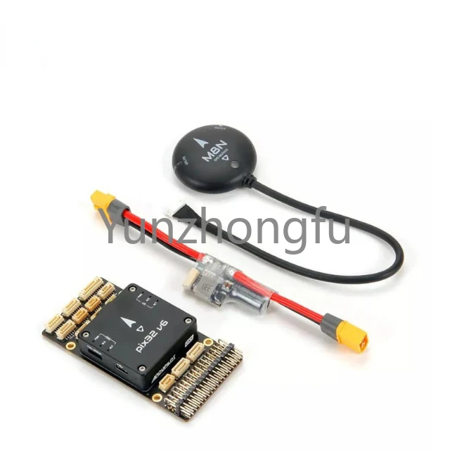 

Samli Holybro Pix32 V6 H743 Flight Controller with BaseBoard / Mini Baseboard Power Module M8N GPS for RC Multirotor Airplanes