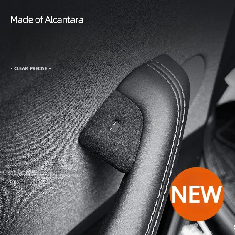 Изготовлен из алькантары замшевый дверной переключатель накладка Обложка для