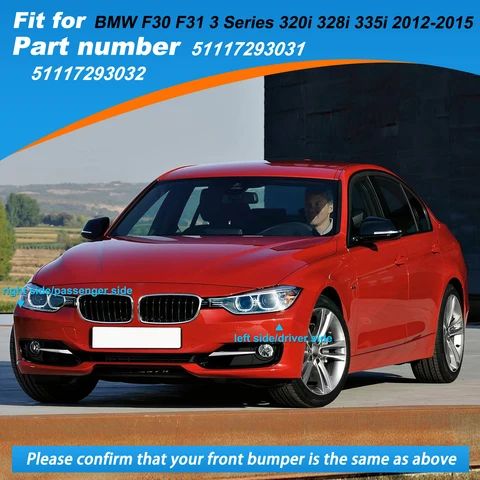 Аксессуары для переднего бампера BMW F30 F31 320i 328i 335i 2012 2013 2015 2014 51117293031