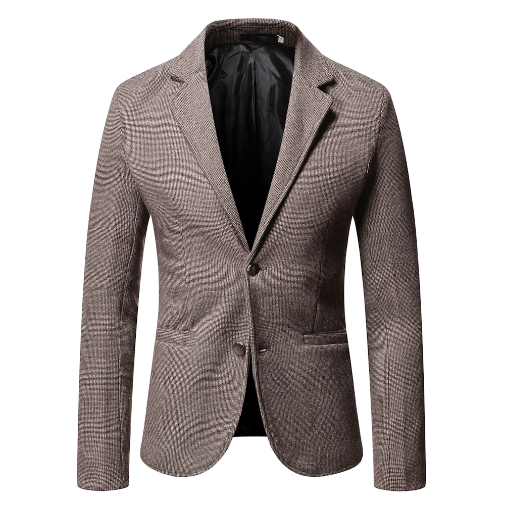 

High Quality Plus Size S-5XL Fashion Casual Business Elite Party Work Interview Gentleman Slim Fit Suit Jacket