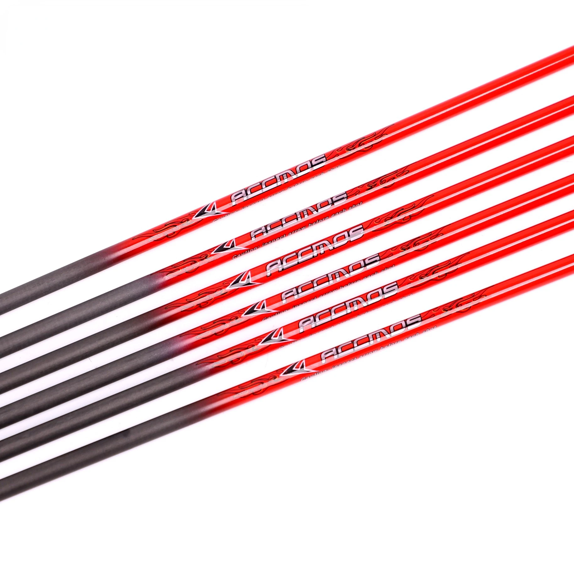 

ACCMOS Spine300/350/400/500/600/700/800 27 28 29 30 3132 33inch ID6.2Pure Carbon Arrow Shaft Arrow Accessory for Outdoor Hunting