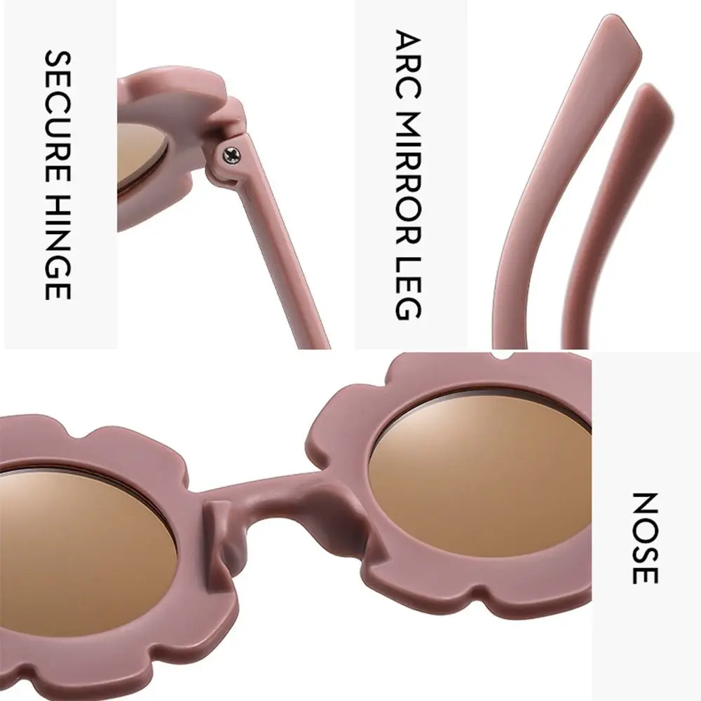 Красочные детские дневные Модные солнцезащитные очки в круглой оправе для