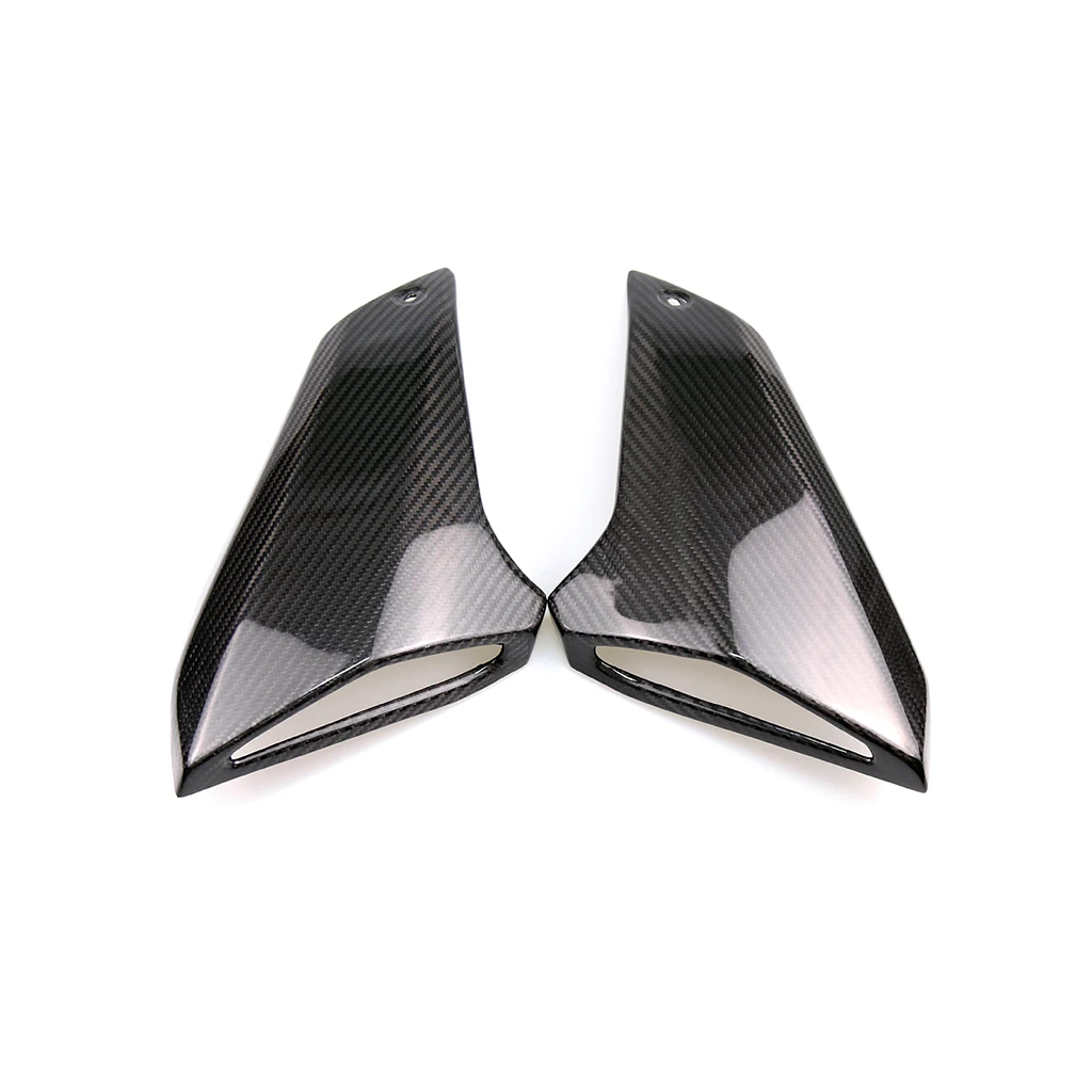 

For Yamaha MT09 FZ09 MT-09 FZ09 Carbon Fiber Intake Pipe Protective Covers Front Panels Decorative Protective Fairings 2014-2016