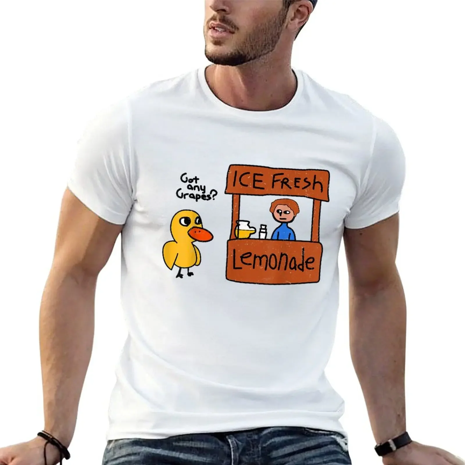 Ледяной свежий лимонад Got Any Grapes Duck забавная подарочная футболка забавные летние