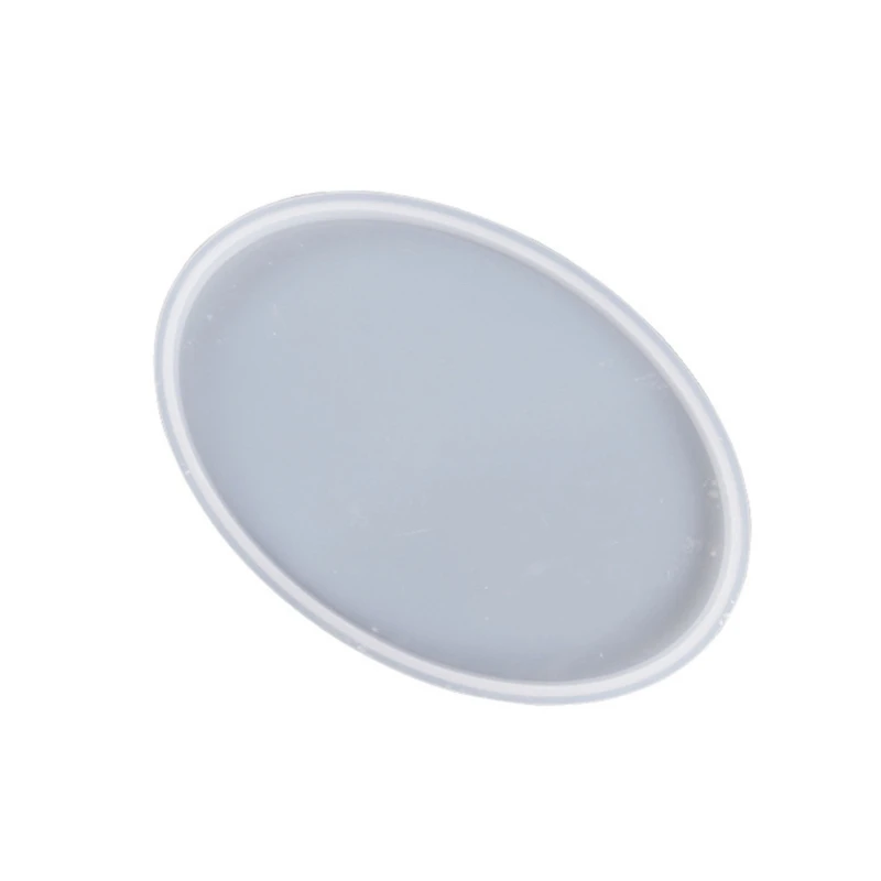 

Зеркальные подвесные формы из смолы, овальная форма для хранения, силиконовая форма для агата, подставки, Прямая поставка