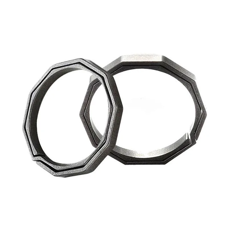 

lightweight portable high quality titanium alloy Key Ring anti-rust High hardness wear resistant Stock Sale 1pc