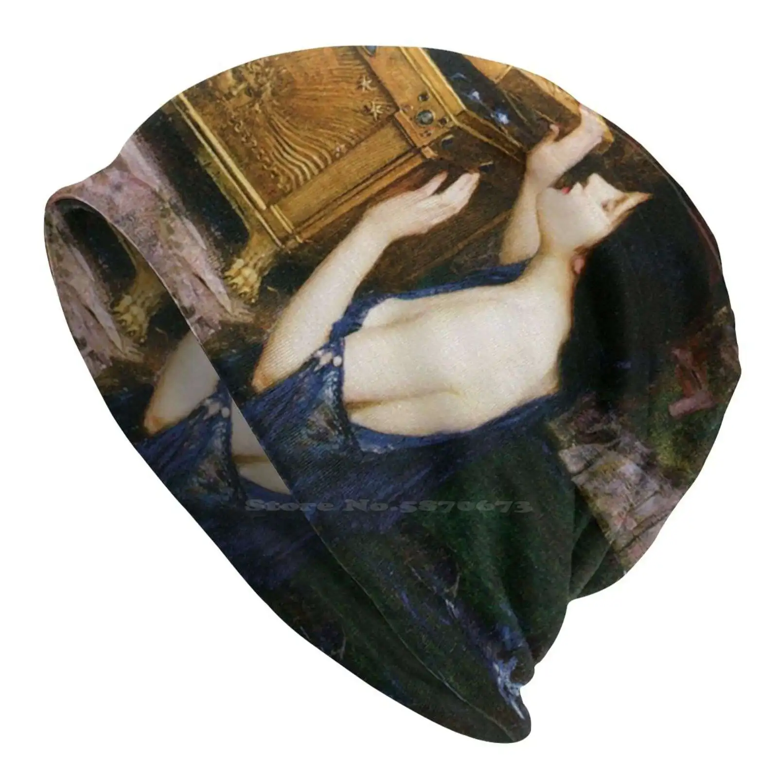 Вязаная шапка John William Waterhouse теплая уличные шапки романтика мифологическая