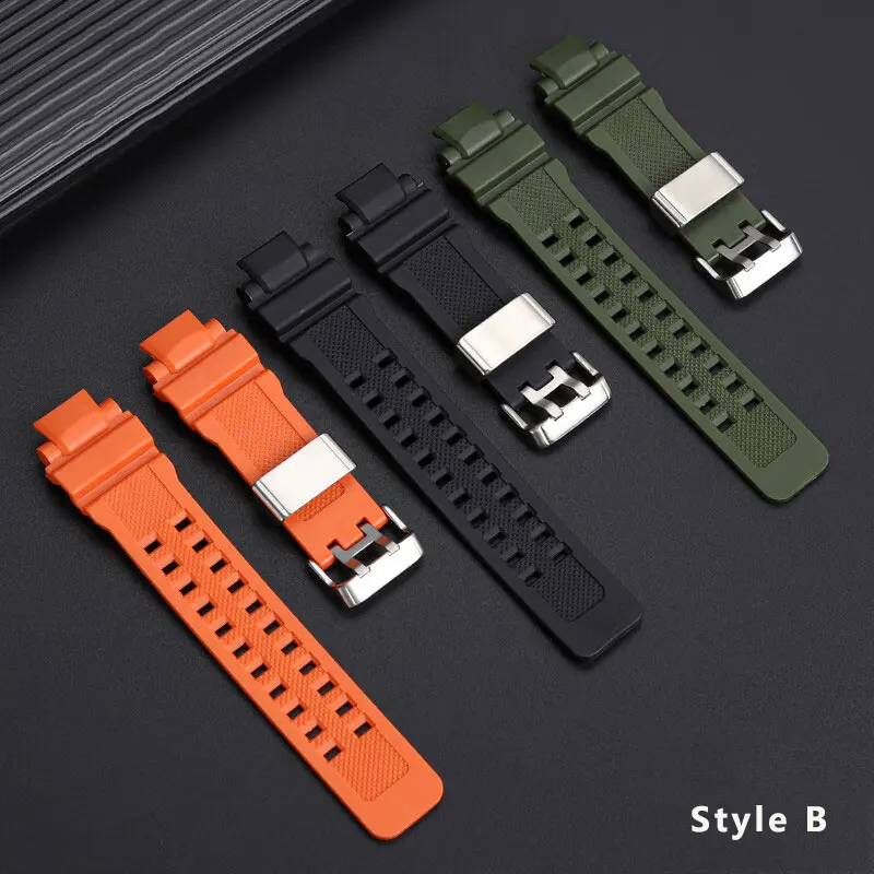 Мужской браслет с ремешком из искусственной смолы