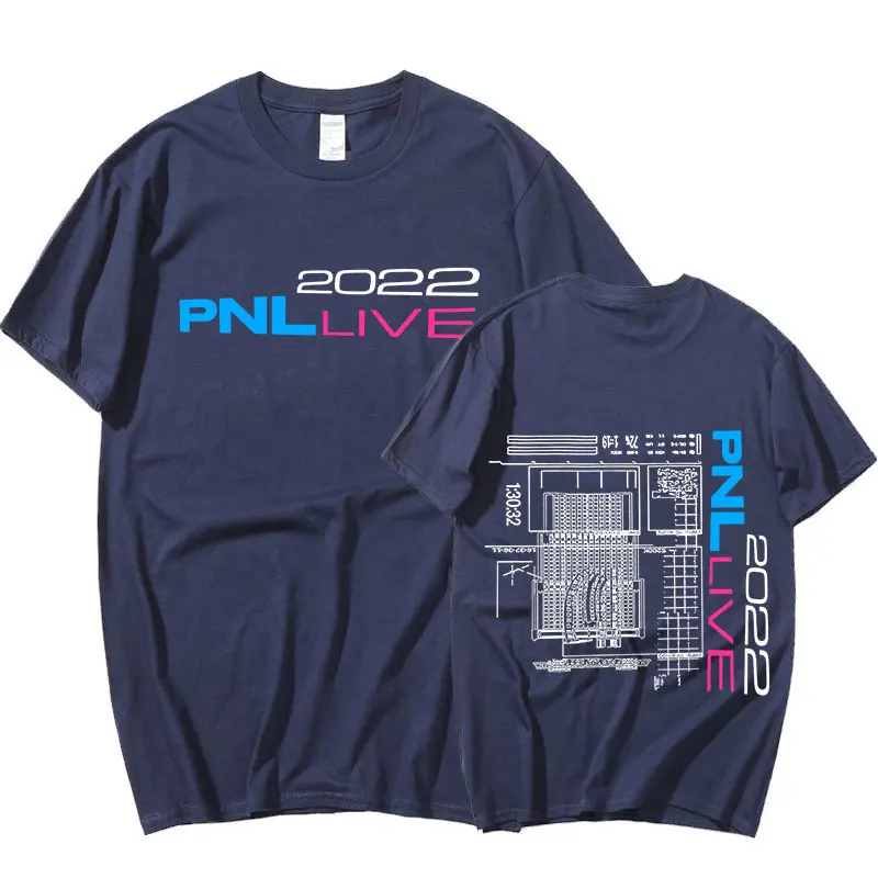 

Fashion French Rap Band Le Monde Chico Album PNL Live 2022 Print T-shirt Casual Summer Oversize T-Shirts Streetwears Clothes Top