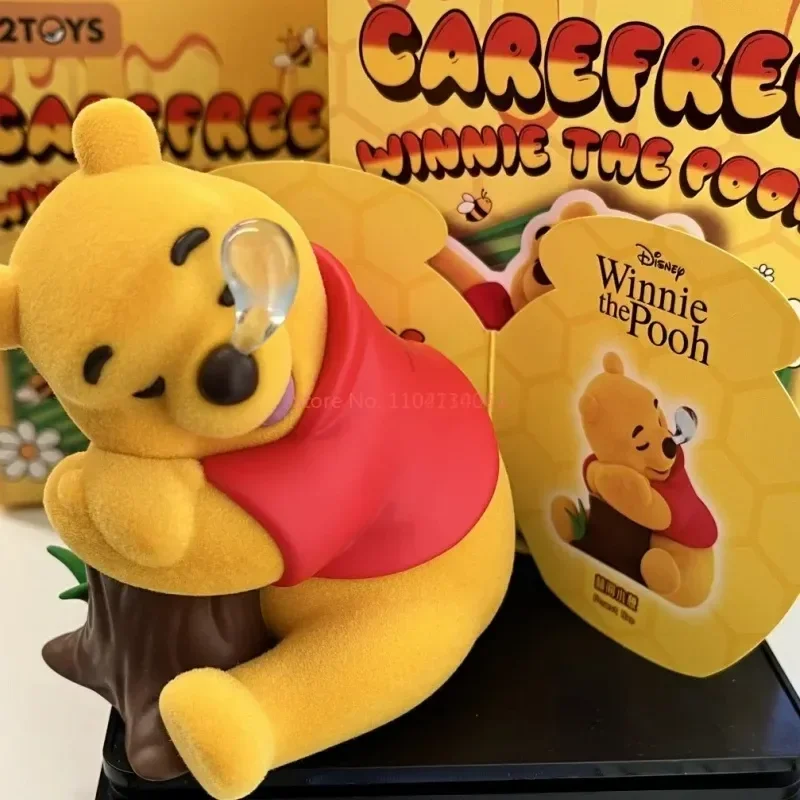 Подлинная серия Disney Carefree Pooh Bear'S Happy Everyday слепая коробка милая коллекция