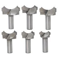 14 shank steel corner rounding end mill router bit double arc dragon ball knife round base milling cutter woodworking