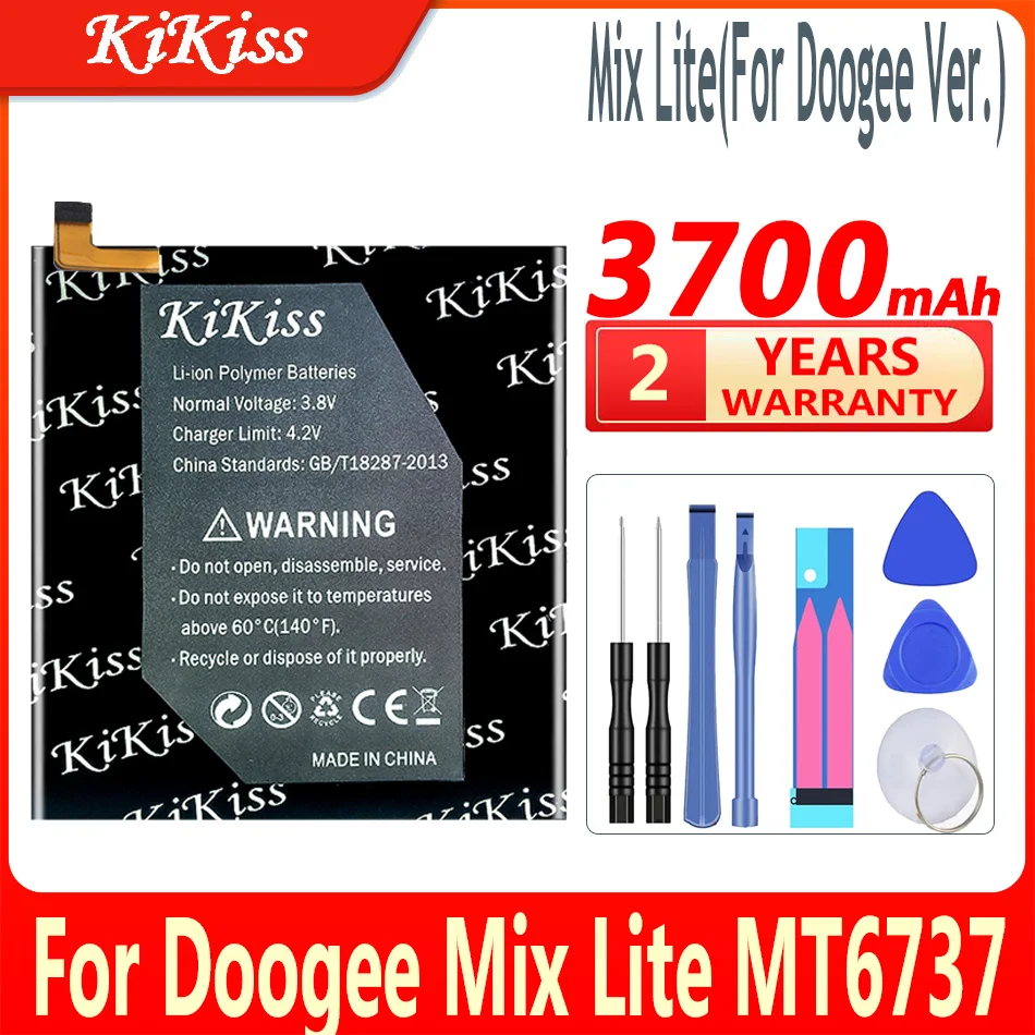 

Оригинальный мощный аккумулятор KiKiss 3700 мАч для смартфона Doogee Mix Lite MixLite BAT17MIX LITE3080