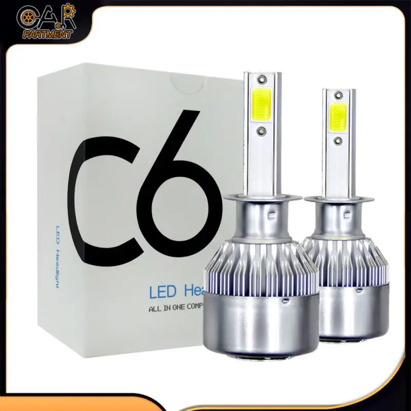 

72W 8000LM H3/H11/H13/880/9004/9005/9006/9007/H3/H4/H7/H1 6000K White LED Headlight Power Bulbs Kit Drop Shipping