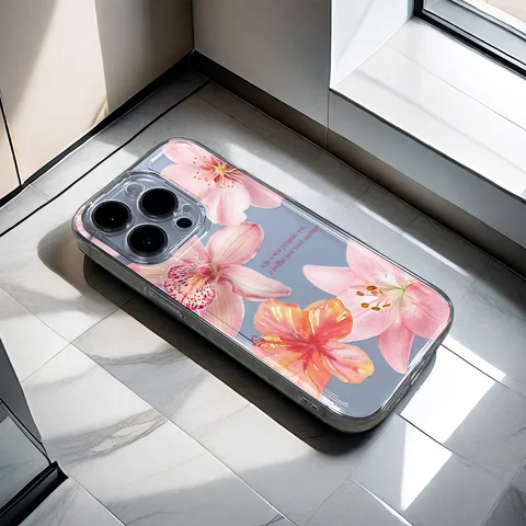 Прозрачный чехол для телефона iPhone 16 15 Pro Max 16E 14 13 12 Mini 11 XS MAX X XR 7 8 Plus SE 2022, чехол для телефона с летними цветами