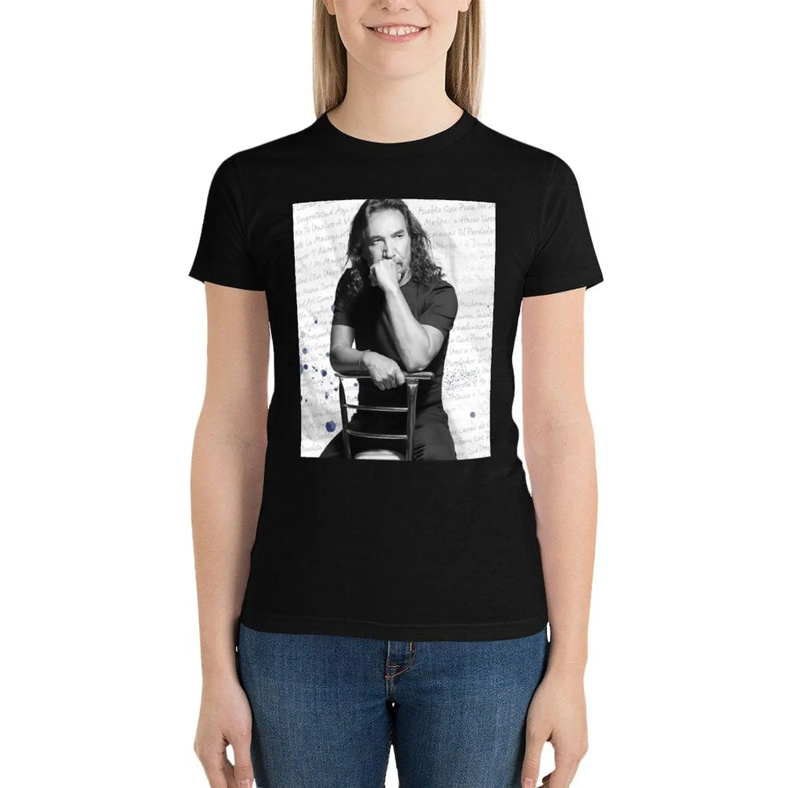 Женская летняя футболка с рисунком Марко Antoni Solisa Que Ganas de Green World Tour 2022