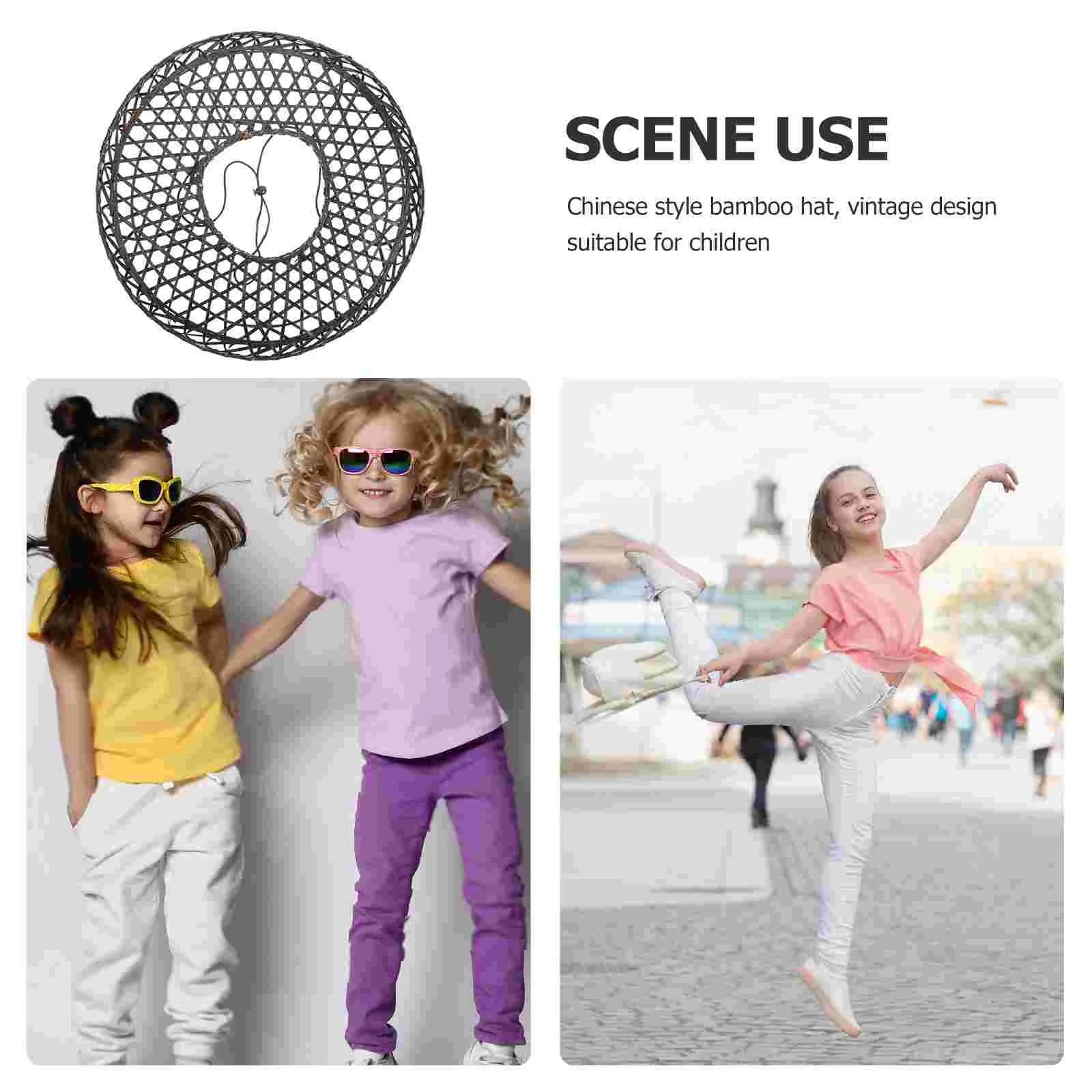 Китайская бамбуковая шляпа винтажная Бамбуковая Шляпа плетеная вручную для