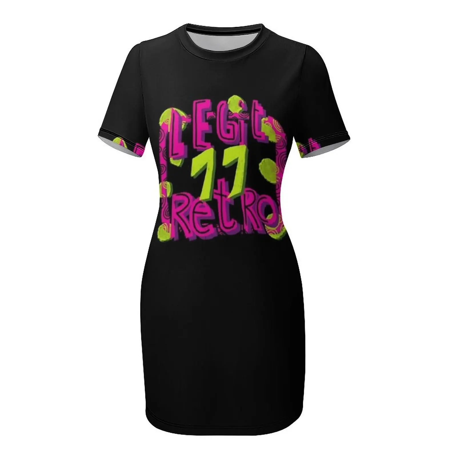 Шикарное и элегантное вечернее платье Legit в стиле ретро с коротким рукавом 77