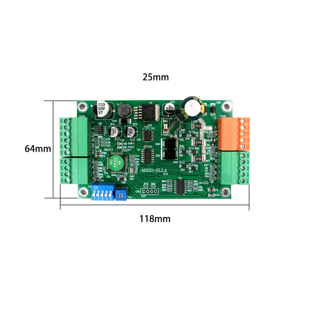 Бесщеточный двигатель постоянного тока 9В-36В 8А FOC приводная плата двигателя