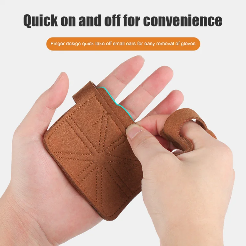 

Leather Weight Lifting Training Gloves Palm Protection Women Men Fitness Sports Gymnastics Grips Pull Ups Weightlifting Workout