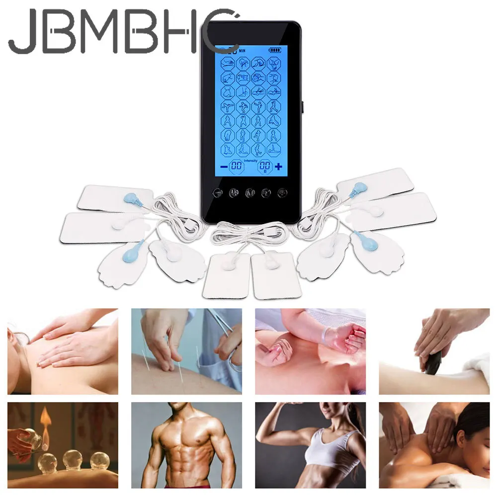 

Tens Unit 28 Modes EMS Muscle Stimulator Microcurrent Tens Low Frequency Pulse Anti-cellulite Relaxing Electric Body Massager