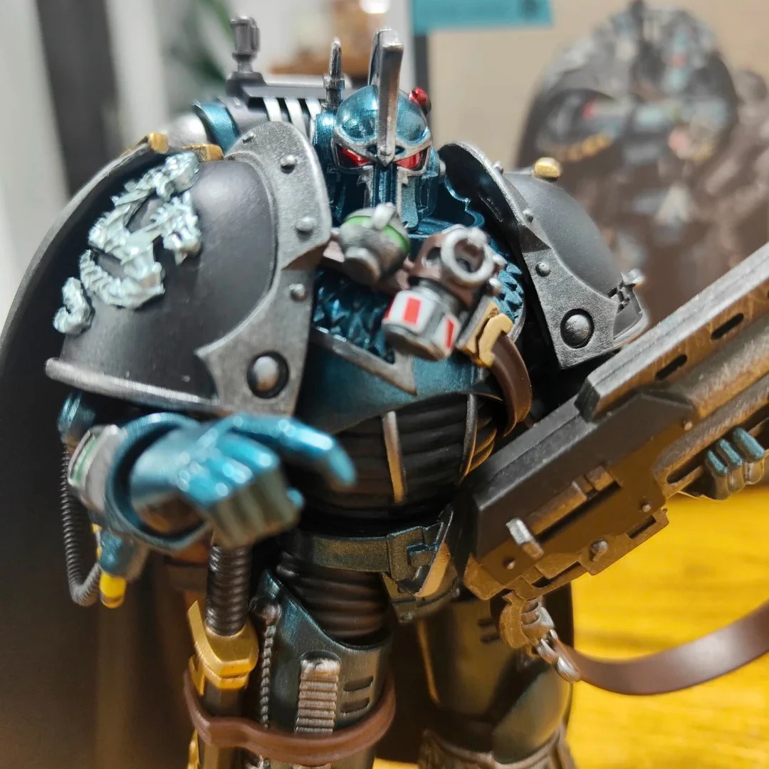 Фото Saboteur Consul Фигурка Warhammer Toys Alpha Legion Chess Piece Модель Кукла Коллекция фанатов №5